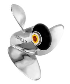Solas HR titan 3 Propeller Fits Johnson/Evinrude, Fits Suzuki - Stainless steel