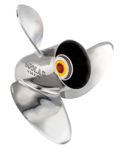 Solas HR titan 3 Propeller Fits Suzuki, Fits Johnson/Evinrude - Stainless steel